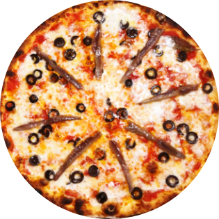 アンチョビ＆オリーブ - Gallery Pizza Bangkok